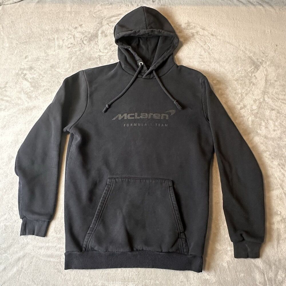 McLaren Formula 1 Team Black Hoodie Sweatshirt Size S